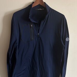 RLX Ralph Lauren Navy Half-Zip Pullover Sweater